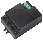 Датчик движения ДД-МВ 401 500Вт 360град 8М IP20 черный IEK