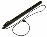 Hyperline SHE-12SH-4IEC-BF-2.5EU Блок розеток вертикальный, 12 розеток Schuko, 4 розетки IEC320 C13,
