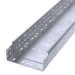 Лоток перфорированный Профи INOX (AISI 316) 200х80х3000 (1,0 мм) (6 м/уп) Промрукав