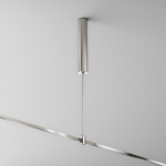 Technical Основание потолочное Long 385мм для блока питания с вводом питания Flarity платина