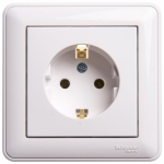 Розетка 1гн с З/К с/у белый в сборе 16А W59 Schneider Electric  (1/20)