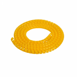 Защитная пластиковая спираль гибкая 20 мм (3 м/уп) желтая Промрукав