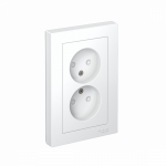 Розетка 2гн без З/К шторки с/у лотос в сборе 16А AtlasDesign Systeme Electric (1/15)
