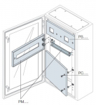 Панель для распределительного щита 25 модулей 185x600 1 DIN-рейка ABB SR Шкафы металлические