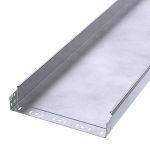 Лоток неперфорированный Профи INOX (AISI 316) 400х80х6000 (1,5 мм) (12 м/уп) Промрукав