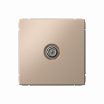 Розетка 1гн ТВ оконечная с/у песочный механизм ArtGallery Systeme Electric (1/5/20)