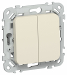 FLITE Выключ. 2-кл. 10А ВС12-1-0-ФлСл сл IEK