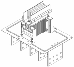 Секц. флан. Тип2 3200А Al 3L+N+PER IP55 тран. IEK