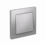 Выключатель 1кл с/у алюминий в сборе AtlasDesign Systeme Electric Выключатель 1кл с/у алюминий в сборе AtlasDesign Systeme Electric