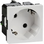 Розетка 45град з/к з/ш б/з белая Розетка 45град з/к з/ш б/з белая