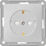 Розетка 1гн с З/К шторки с/у белый механизм 16А W59 Systeme Electric  (1/20)