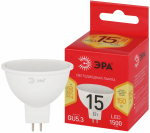 Лампа светодиодная ЭРА RED LINE LED MR16-15W-827-GU5.3 R 15Вт софит теплый белый свет GU5.3