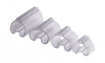 Трубочка прозрачная для жесткой маркировки, 10,0–14,0 мм, длина 12 мм.