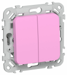 FLITE Выключ. 2-кл. 10А ВС12-1-0-ФлПр пур IEK FLITE Выключ. 2-кл. 10А ВС12-1-0-ФлПр пур IEK