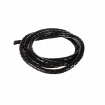 Защитная пластиковая спираль термостойкая 20 мм (25 м/уп) черная Промрукав