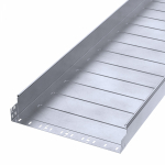 Лоток неперфорированный Профи INOX (AISI 316) 500х100х6000 (1,0 мм) (12 м/уп) Промрукав