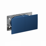 Розетка 2гн с З/К с выдвижной крыш. шторки с/у аквамарин в сборе 16А AtlasDesign Systeme Electric (1/12)