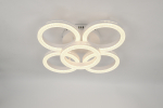 Светильник потолочный светодиодный Rivoli Juniper 6187-701 LED 75Вт 3000-6000К белый с пультом