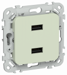 FLITE Роз. USB AA 2,1А РЮ-2-ФлП пан. IEK FLITE Роз. USB AA 2,1А РЮ-2-ФлП пан. IEK