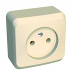 Розетка 1гн без З/К о/у крем 16А IP20 Этюд Systeme Electric  (1/20/120)