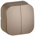 GLORY Выключ. 2-кл. о/у 10А ВС20-2-0-ХШм шамп. м. IEK