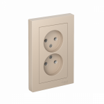 Розетка 2гн без З/К с/у песочный в сборе AtlasDesign Systeme Electric (1/15) Розетка 2гн без З/К с/у песочный в сборе AtlasDesign Systeme Electric (1/15)