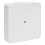 Коробка разветвительная КМР-030-032кг наружная (100х100х28) белая с клеммником 6мм2 EKF