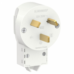 Вилка к электроплите белая 32А 250В 2P+N Blanca Systeme Electric