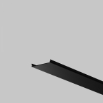 Led Strip Рассеиватель для профиля 35×35 (Чёрный, 3 м), ALM-35-B-DF-3M