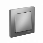 Выключатель 1кл с/у сталь в сборе AtlasDesign Systeme Electric