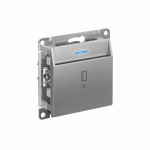 Выключатель карточный с/у алюминий механизм без задержки времени AtlasDesign Systeme Electric Выключатель карточный с/у алюминий механизм без задержки времени AtlasDesign Systeme Electric