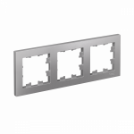 Рамка 3гн алюминий AtlasDesign Systeme Electric (1/15)