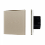 Светорегулятор сенсорный с Zigbee управлением SWT-OMALI-SD3-ZB-GD (250V, 500W) (Arlight, Стекло) Светорегулятор сенсорный с Zigbee управлением SWT-OMALI-SD3-ZB-GD (250V, 500W) (Arlight, Стекло)