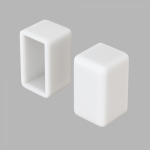 Заглушка для гибкого неона 12x6мм 2 шт. 20069 Белый Заглушка для гибкого неона 12x6мм 2 шт. 20069 Белый