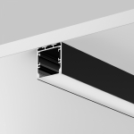 Led Strip Алюминиевый профиль накладной-подвесной 35x35 (Черный, 2 м), ALM-3535BT-B-2M