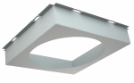 SPLIGHT FRAME SQUARE ADJUSTABLE/R WH