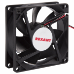 Вентилятор осевой RQD 8025MS 24VDC Rexant (1/1/40)