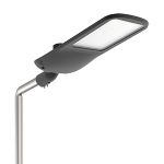 Светодиодный светильник VARTON уличный Tornado Road крепление на консоль 210 Вт 2700 K 1..10V NEMA RAL9005 черный муар
