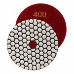 Круг алмазный гибкий шлифовальный Черепашка 100мм, P400, суxое шлифование KRANZ