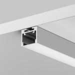 Led Strip Алюминиевый профиль накладной-подвесной 25x22 (Серебро, 2 м), ALM-2522-S-2M