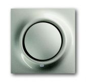 Клавиша одинарная нажимная (кнопка) для выкл-ля/кнопки пластик шампань глянцевая IP20 ABB Impuls