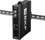 Медиаконвертер 10/100Base-TX в 100Base-X, разъем ST, двойное одномодовое оптоволокно, 1550нм TSX EKF