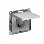Розетка 1гн с З/К с крыш. шторки с/у алюминий механизм 16А AtlasDesign Systeme Electric (10) Розетка 1гн с З/К с крыш. шторки с/у алюминий механизм 16А AtlasDesign Systeme Electric (10)