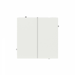 Выключатель двухклавишный, KANT, белая магнолия Выключатель двухклавишный, KANT, белая магнолия