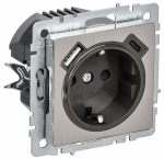 BRITE Роз. с з/к/ш 16А USB A+C 18Вт РЮш11-1-БрГН мет х/н IEK BRITE Роз. с з/к/ш 16А USB A+C 18Вт РЮш11-1-БрГН мет х/н IEK