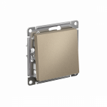 Выключатель 1кл кнопочный с/у шампань механизм быстрозажим AtlasDesign Systeme Electric (1/5)