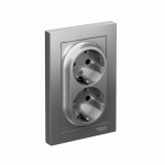 Розетка 2гн с З/К шторки с/у сталь в сборе 16А AtlasDesign Systeme Electric (1/10) Розетка 2гн с З/К шторки с/у сталь в сборе 16А AtlasDesign Systeme Electric (1/10)