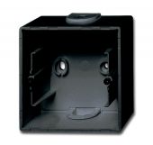 Коробка для открыт. монтажа 1-мест. пластик черный глянцев. IP20 ABB Basic 55