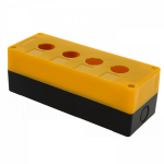 Корпус КП104 для кнопок 4места желтый EKF PROxima
