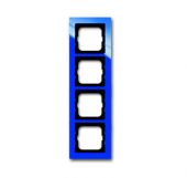 Рамка 4-пост. цвет синий глянцевый, пластик горизонт. и вертик., IP20 Axcent ABB